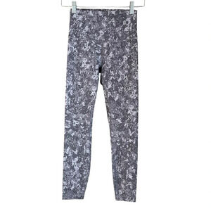 Lululemon Athletica Wunder Train High Rise Leggings 25 Hideaway Camo Lunar Rock